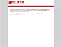Tablet Screenshot of directmailman.com